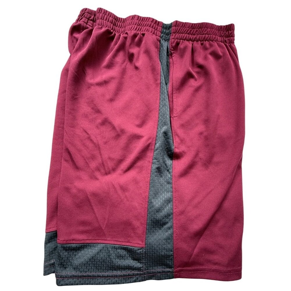 Iowa State Cyclones Maroon & Gray Athletic Basketball Shorts Youth XL 14/16 - Picture 3 of 15